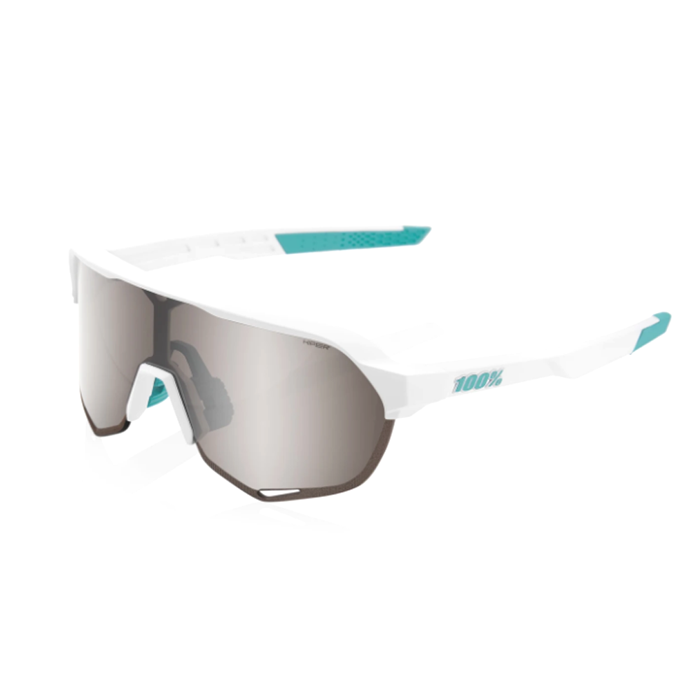 แว่นตา 100% S2® SE BORA - hansgrohe Team White HiPER® เลนส์สีเงิน + เลนส์ใส