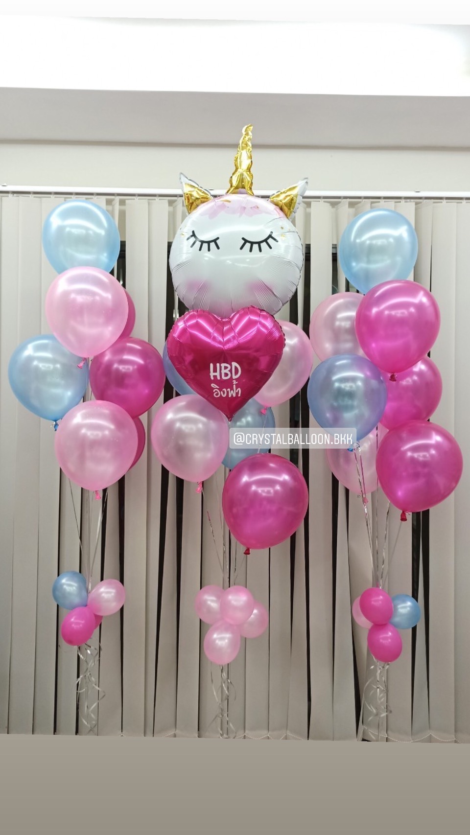 ลูกโป่ง วันเกิดเด็ก Theme Unicorn ช่อ 7 ลูก 1 ช่อ พร้อม ฟอยล์หัวใจ ขนาด 18" 1 ชิ้น พร้อม ช่อลูกโป่ง ช่อ 7 ลูก 2 ช่อ พร้อมตกเเต่ง สามารถเปลี่ยนสีลูกโป่ง/เปลี่ยนข้อความ/เปลี่ยนฟอยล์ตกแต่งได้