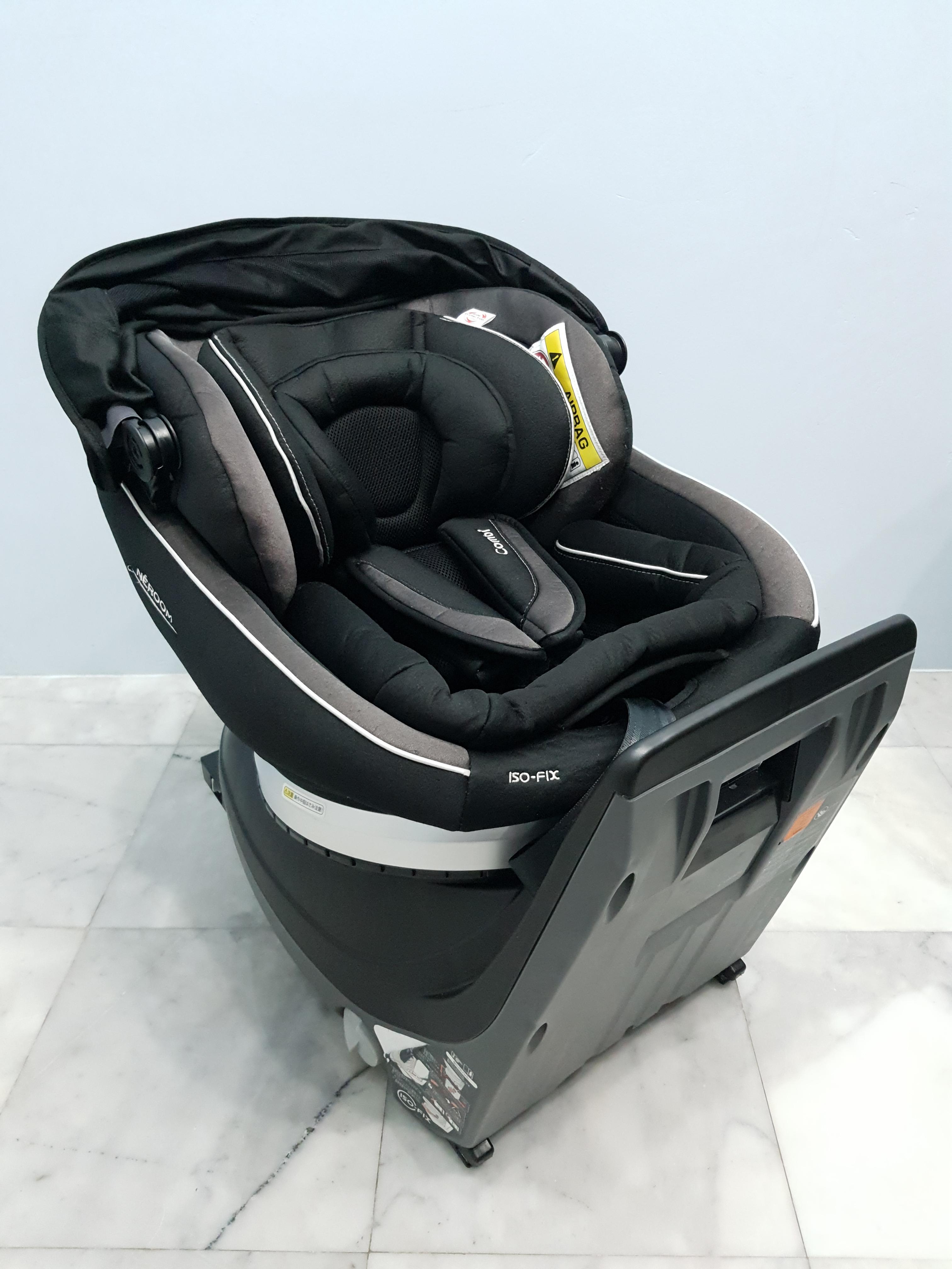 Combi neroom cradling 360 isofix NF-700 สีดำ