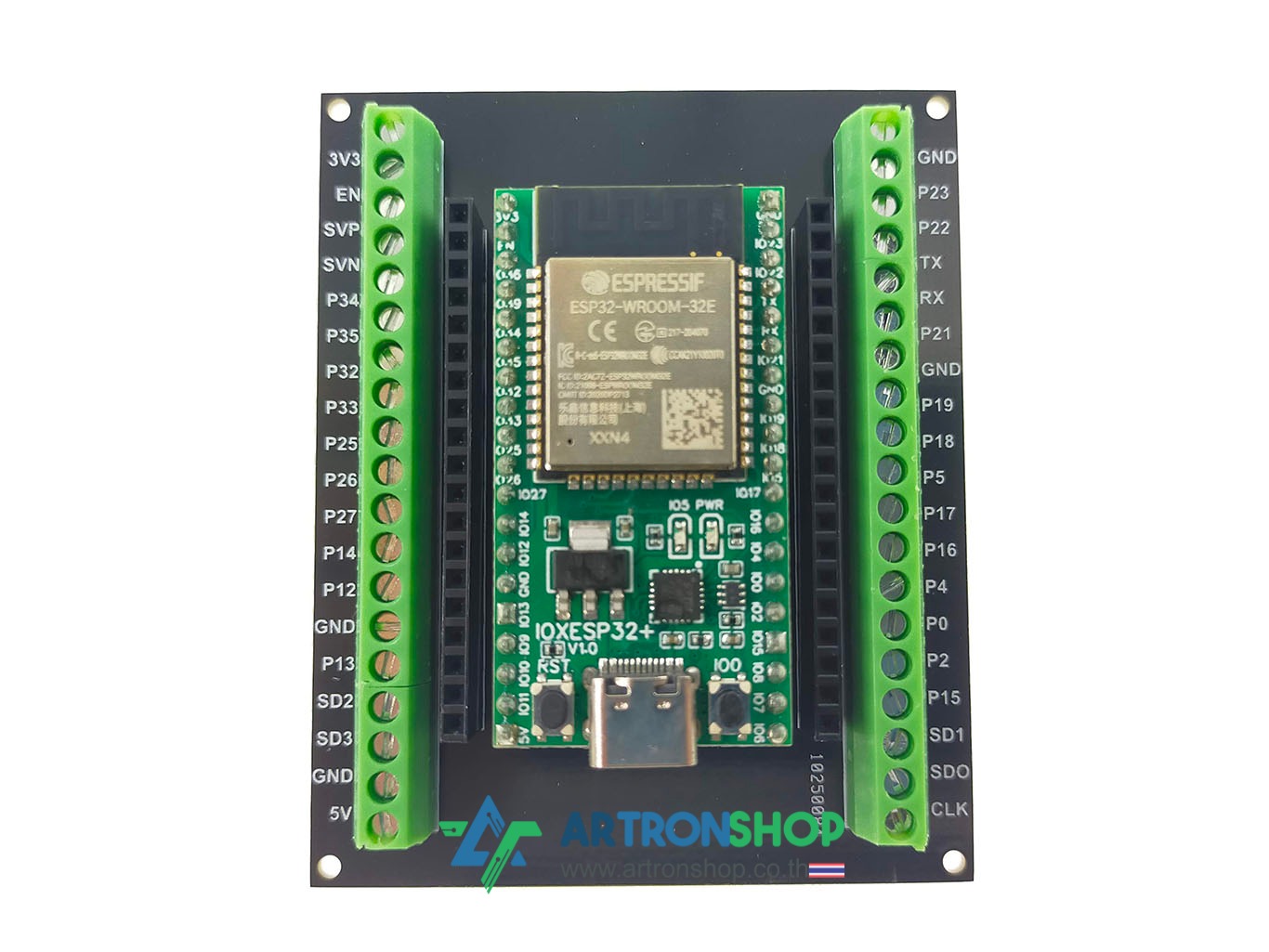 บอร์ดขยายขา IOXESP32 เทอมินอล