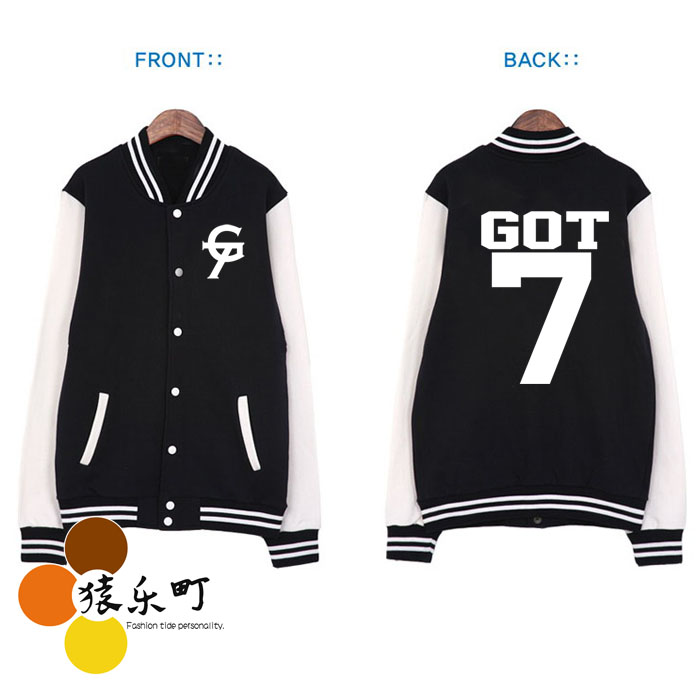 เสื้อเบสบอลแขนยาว GOT7