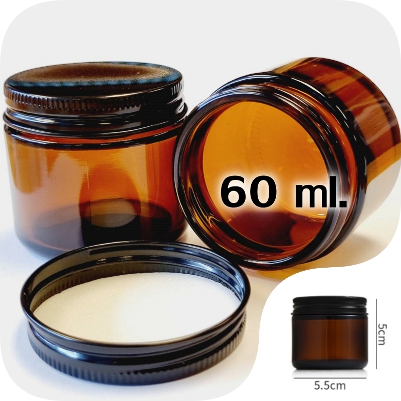แก้วสีชา ฝาดำ ขนาด 60 ml.