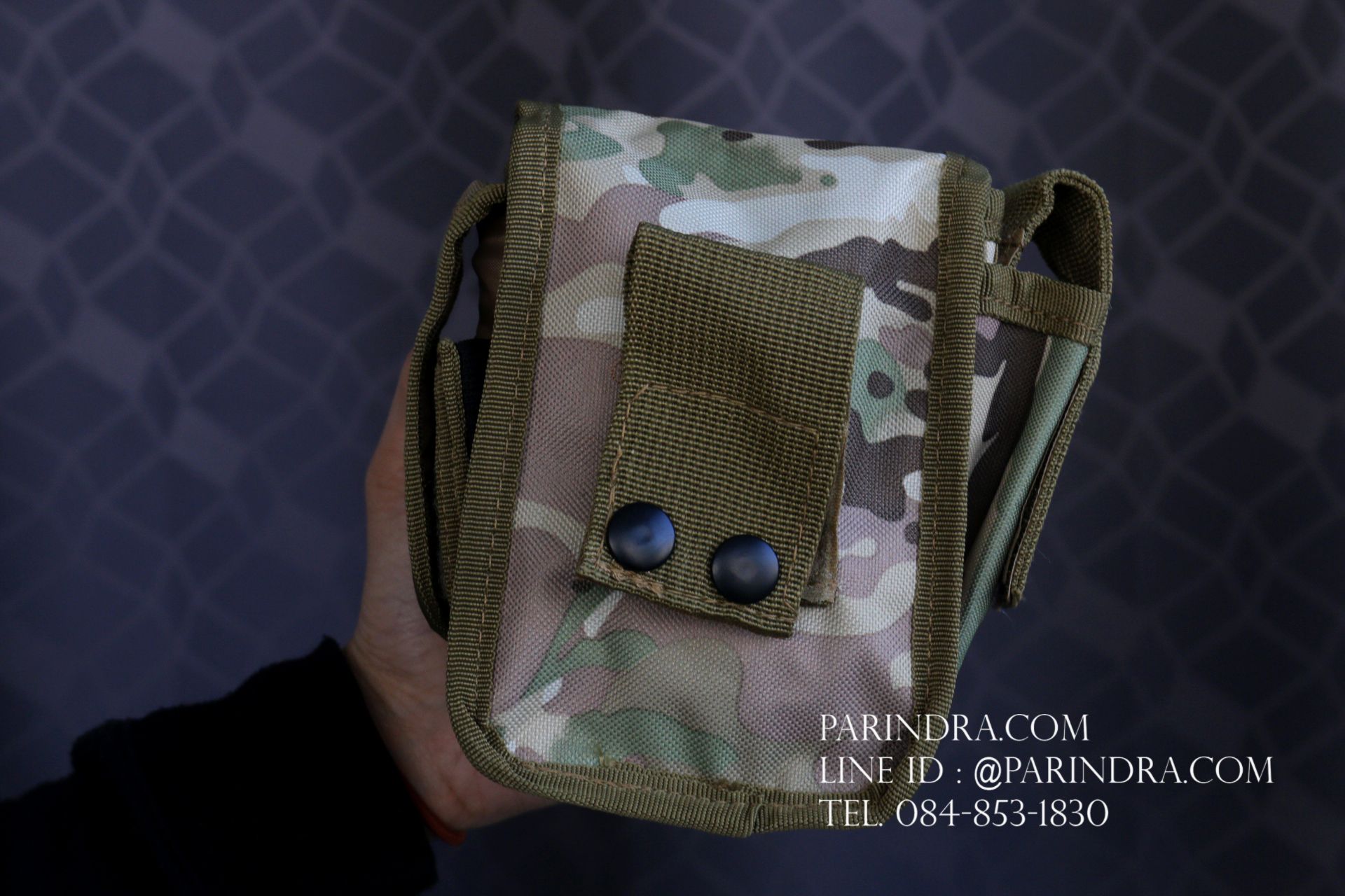 กระเป๋าคาดเอว รุ่น SX-011 ผ้าไนลอนลาย SWAT สีลายพราง