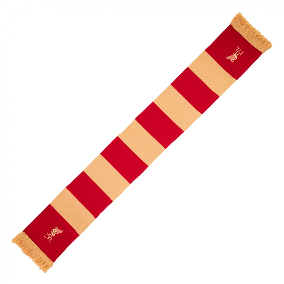 ผ้าพันคอลิเวอร์พูล Red & Gold Bar Scarf ของแท้