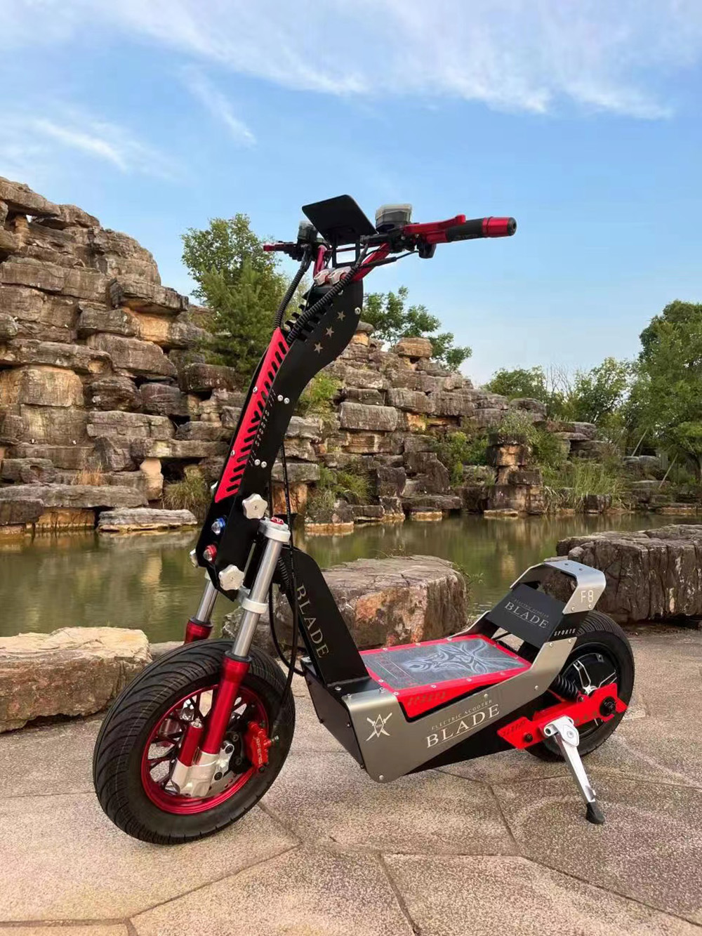 VICAN V-F8 ยางOFF-ROAD 13 นิ้ว Electric Scooter 4000W Dual Motor 70V