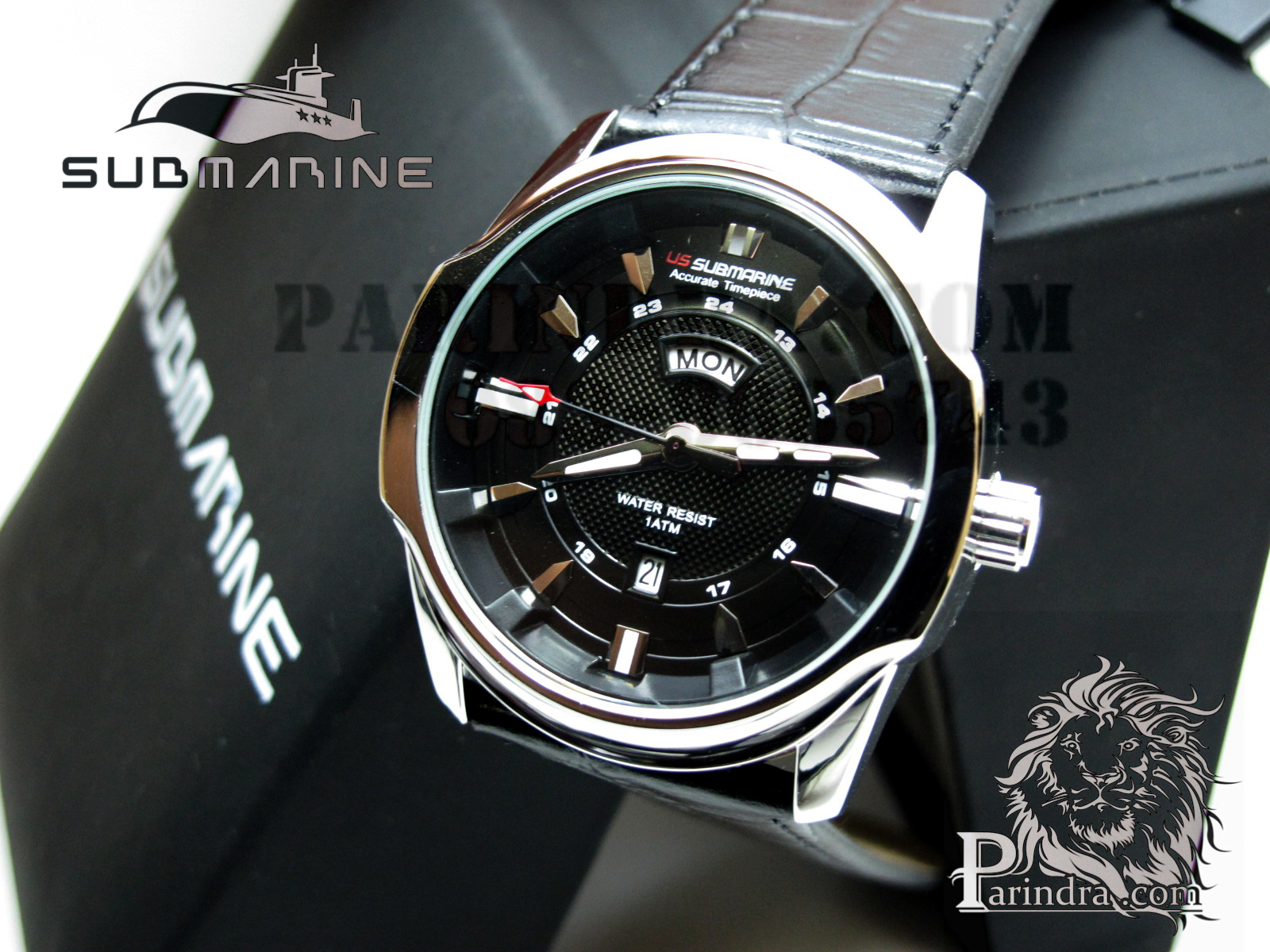 นาฬิกา US Submarine J102MDD ของแท้ 100 % ตัวเรือนแสตนเลส สายหนัง