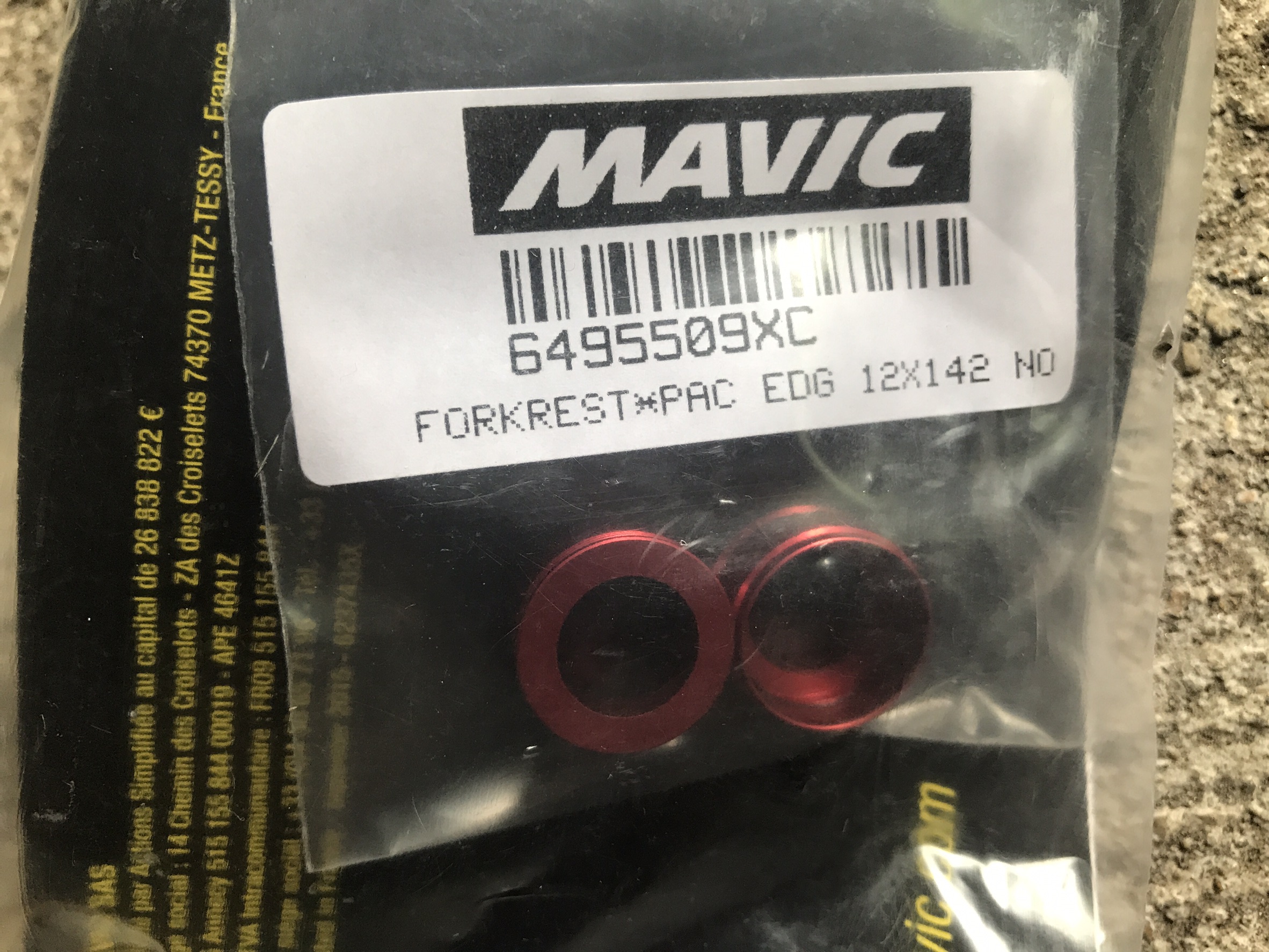 ชุดล้อสำเร็จ ชุดล้อเสือภูเขา MAVIC CROSSMAX ELITE 27.5 WTS RED 2.1, 650B 2017