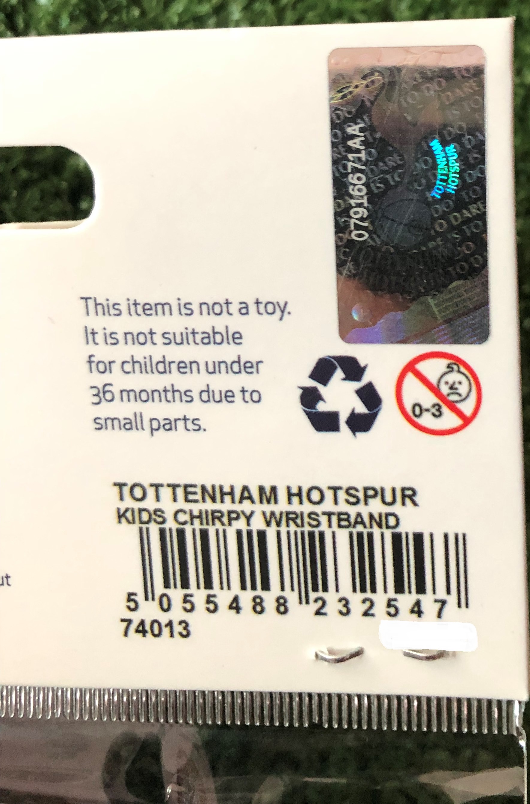 สายรัดข้อมือซิลิโคนฟุตบอล สโมสรท็อตแน่ม ฮ็อทสเปอร์ - CHIRPY ใหม่ / TOTTENHAM HOTSPUR Football Club Silicone Wristband - CHIRPY NEW