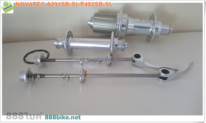 ดุมเสือหมอบ NOVATEC A291SB-SL/F482SB-SL (หน้า+หลัง) หน้า20H,หลัง24H มีแหวนรอง