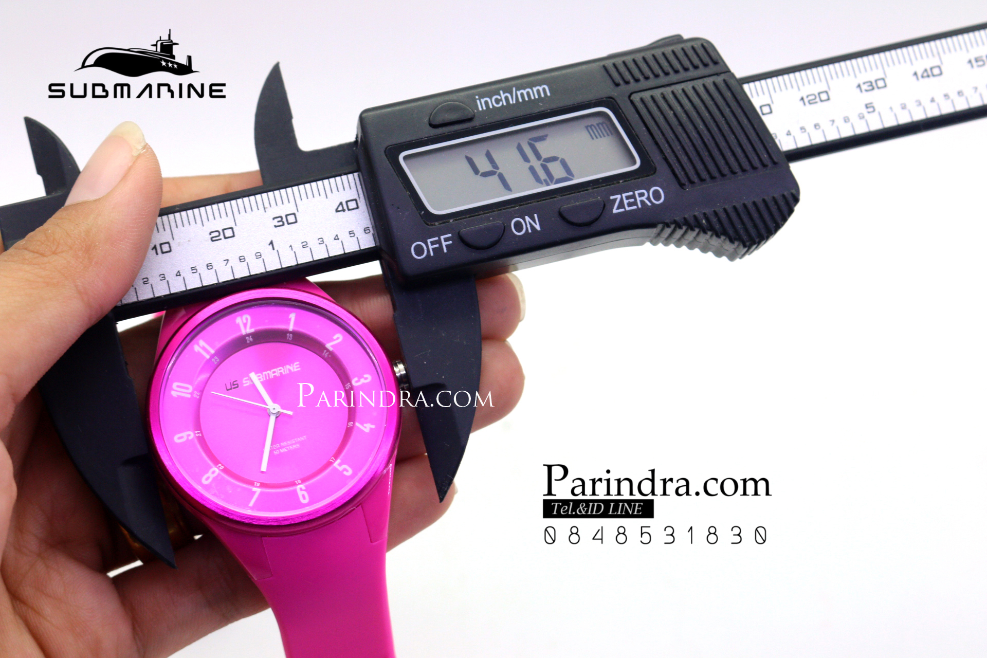 นาฬิกา US submarine Standard ของแท้ 100% รุ่น TP2117M สีชมพูบานเย็น