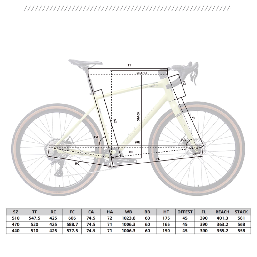 จักรยานเสือหมอบกรวด มูอิเดลอร์ แทมทาโลส 600 (Muidler Tantalos 600) – จักรยานกราเวล 20 สปีด ล้อ 700C 40C ดิสก์เบรก อลูมิเนียมอัลลอย ปี 2025