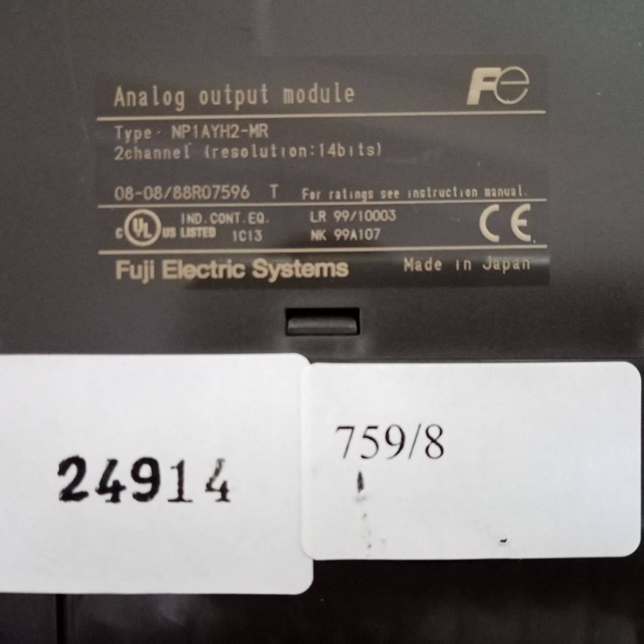 NP1AYH2-MR PLC " FUJI "