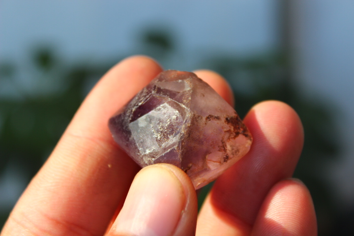 แร่สีม่วง AMETHYST ของแท้ 100%