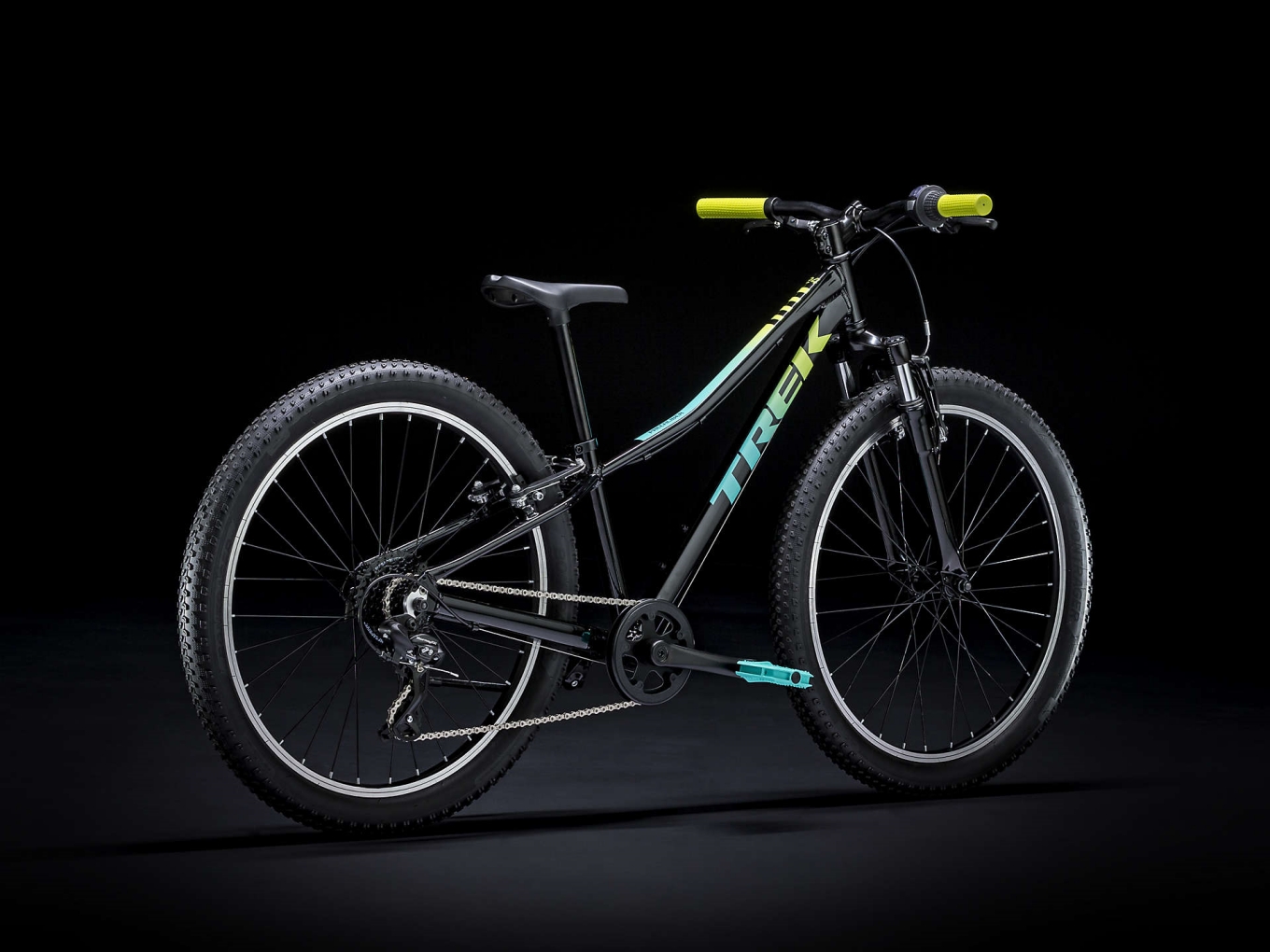 จักรยานเด็ก จักรยานเสือภูเขา TREK PRECALIBER 24" BOYS 1*8 Speed เฟรมอลู วงล้อ 24 นิ้ว, BTK20KPC24SB, 2022