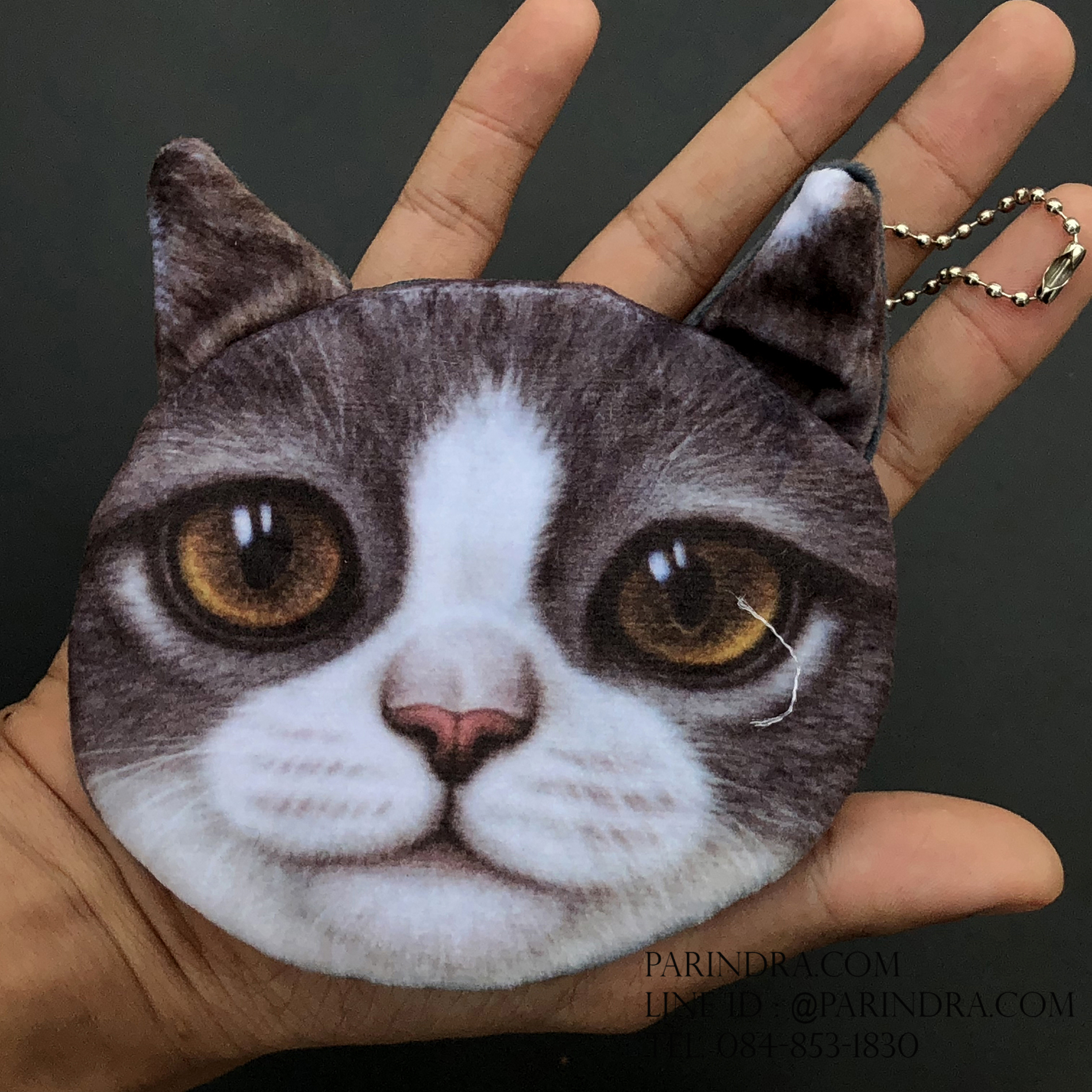 กระเป๋าใส่เหรียญ น่ารัก ขนาดกลาง แมวน้อย 1