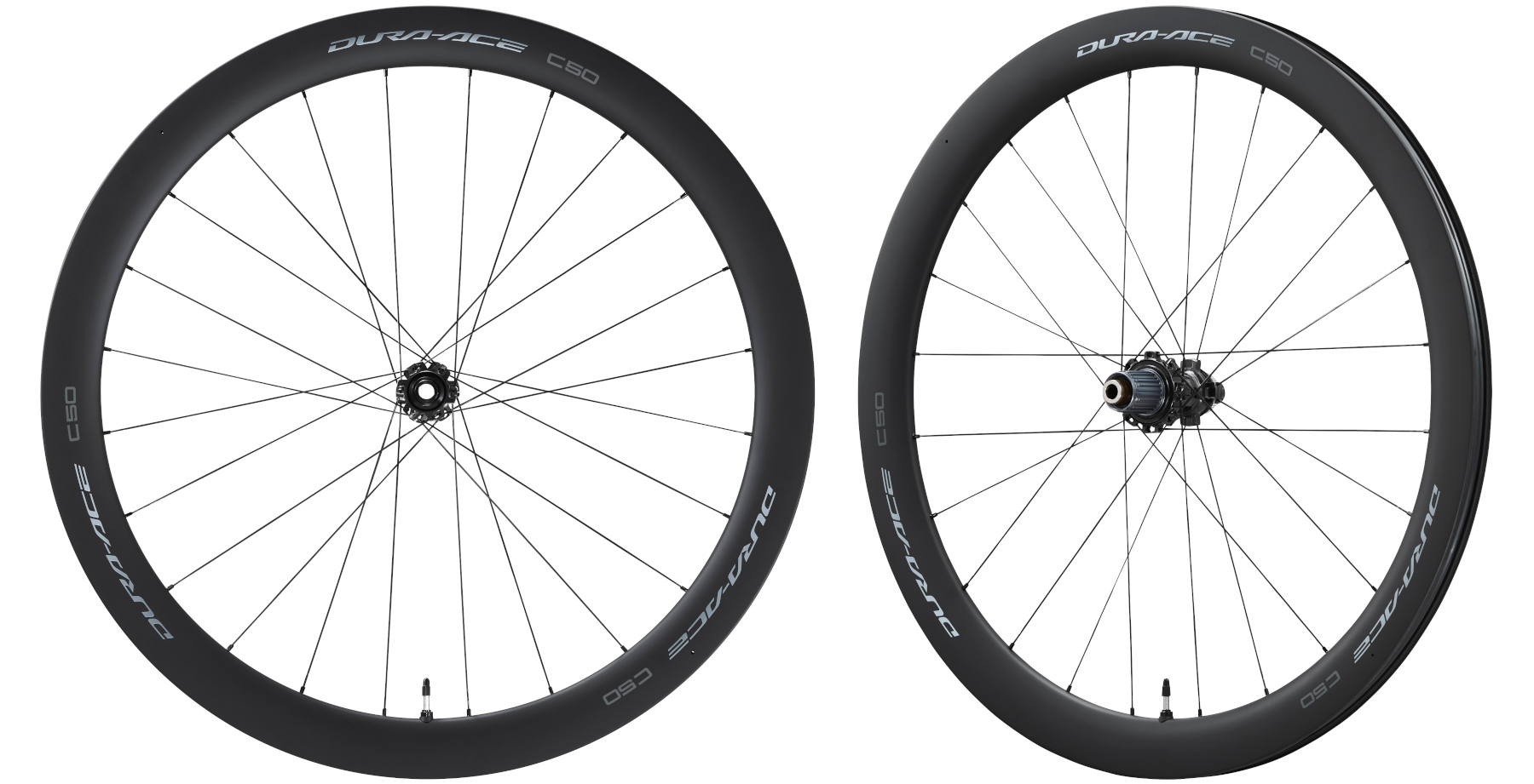 วงล้อดิส DURA-ACE, WH-R9270-C50TL, F/R 24H, 12 SPD, TUBELESS