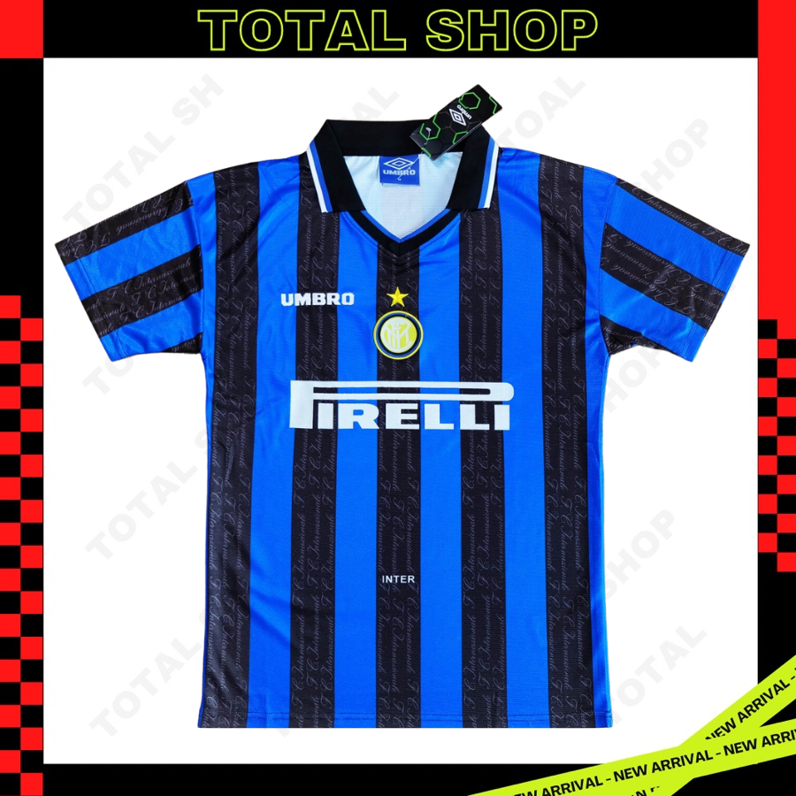 Inter Milan 1997/98 Home Retro Jersey เสื้อบอลย้อนยุคอินเตอร์มิลาน PIRELLI