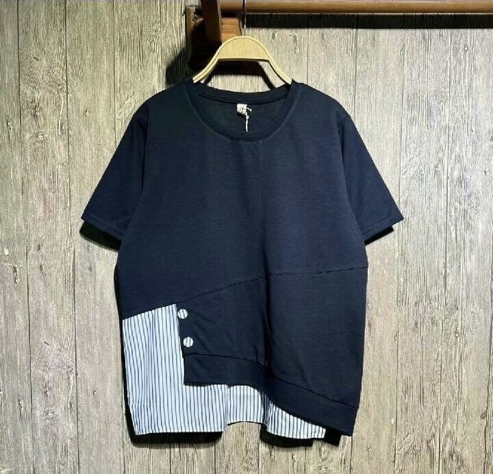 เสื้อยืดต่อลายผ้าฝ้าย 9am
