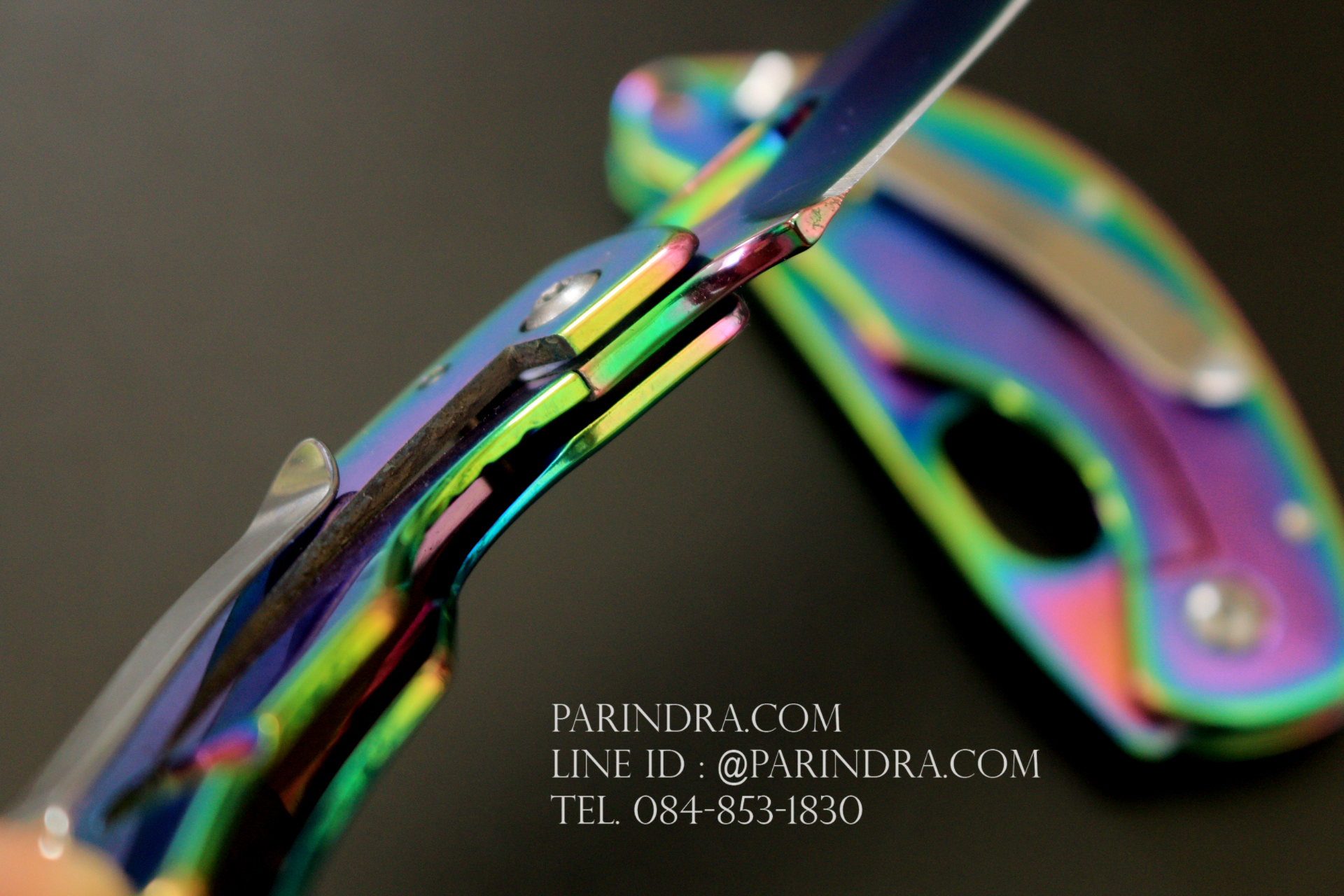 มีดพับ Cricket สีรุ้ง ขนาดเล็ก พกพา ราคาประหยัด