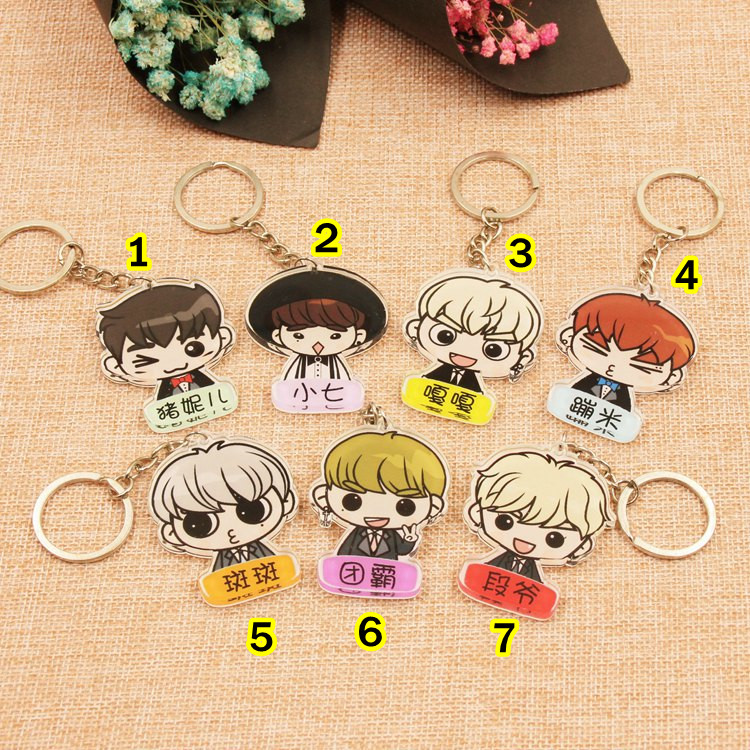 พวงกุญแจอะคริลิค GOT7 (เมมเบอร์)