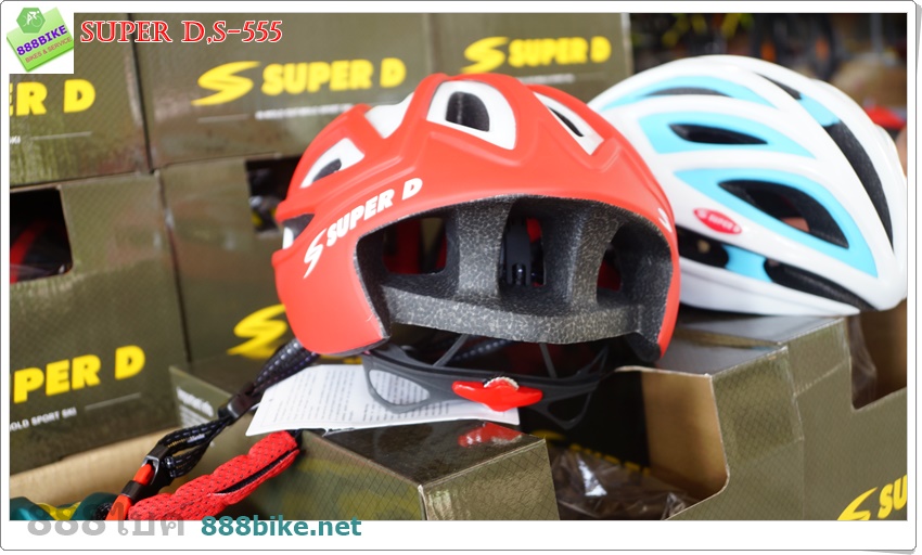 หมวกจักรยาน SUPER D,S-555 งาน Inmold