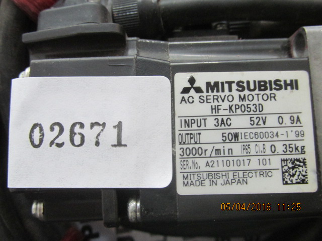 SERVO MOTOR “ MITSUBISHI ” รุ่น HF-KP053D