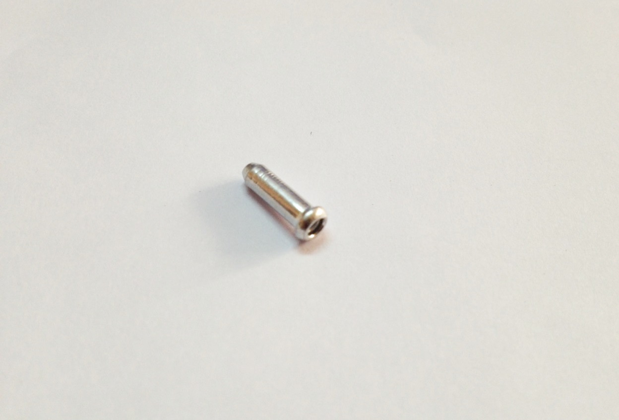 ALLIGATOR Inner Cable End Cap หัวปิดปลายสายในเกียร์และเบรค สีเงิน