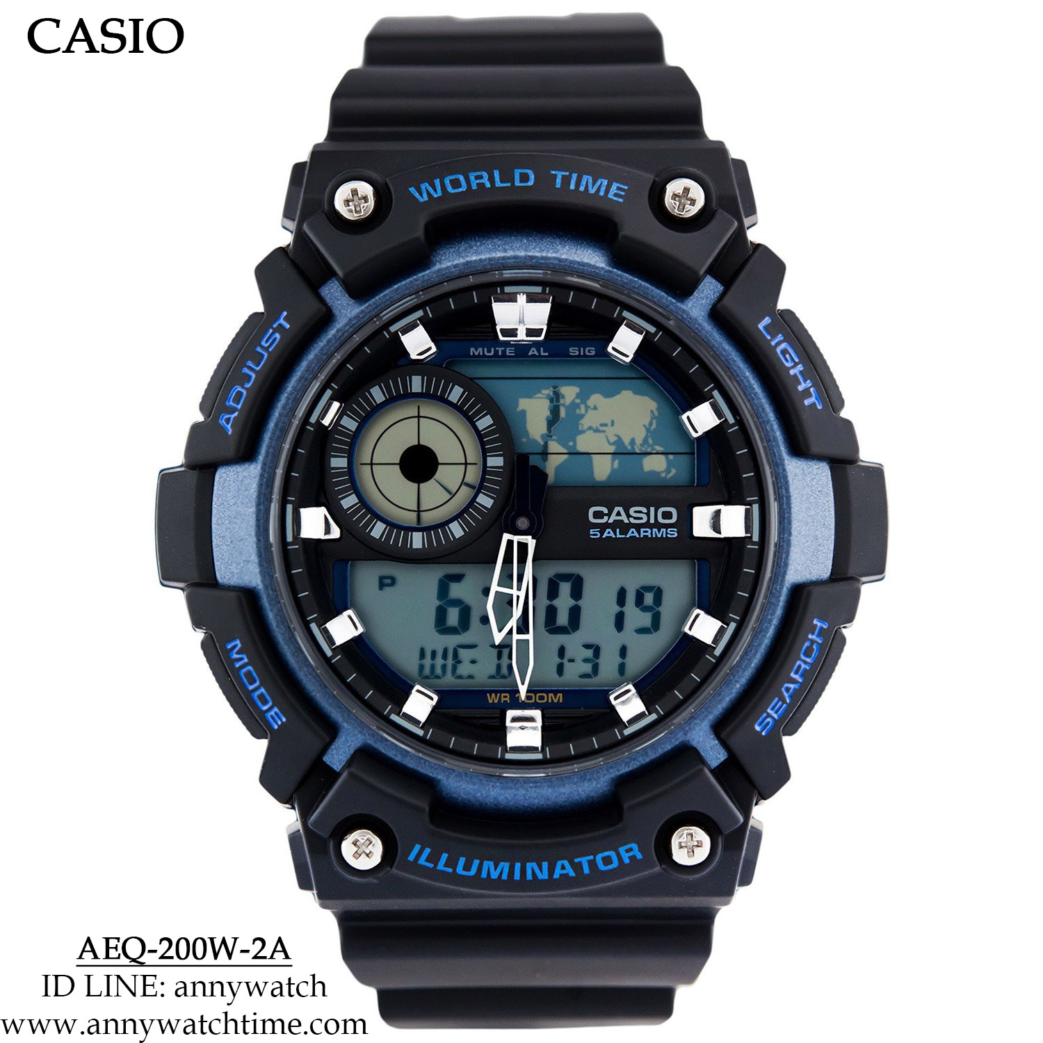 CASIO AEQ-200W-2A