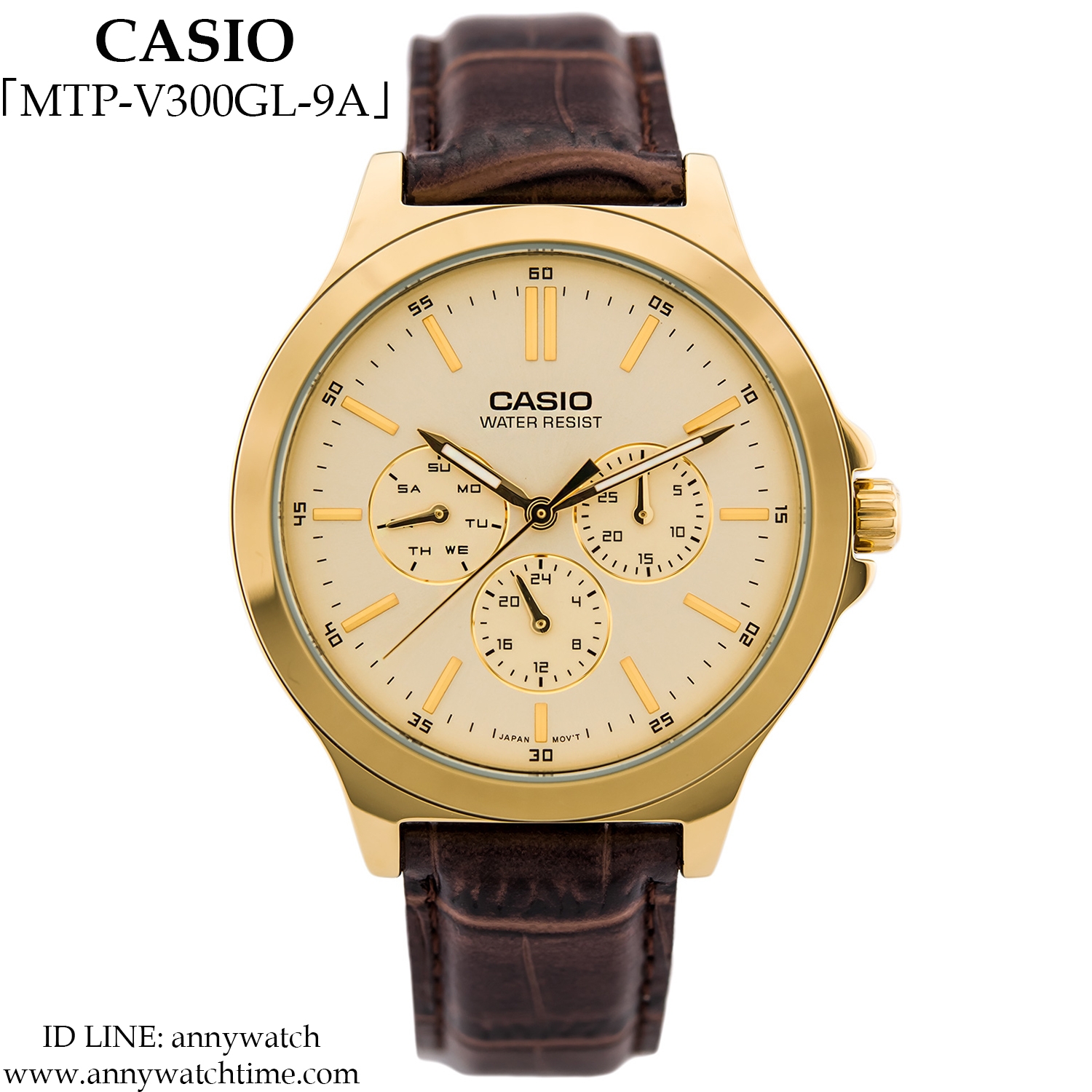 CASIO MTP-V300GL-9A