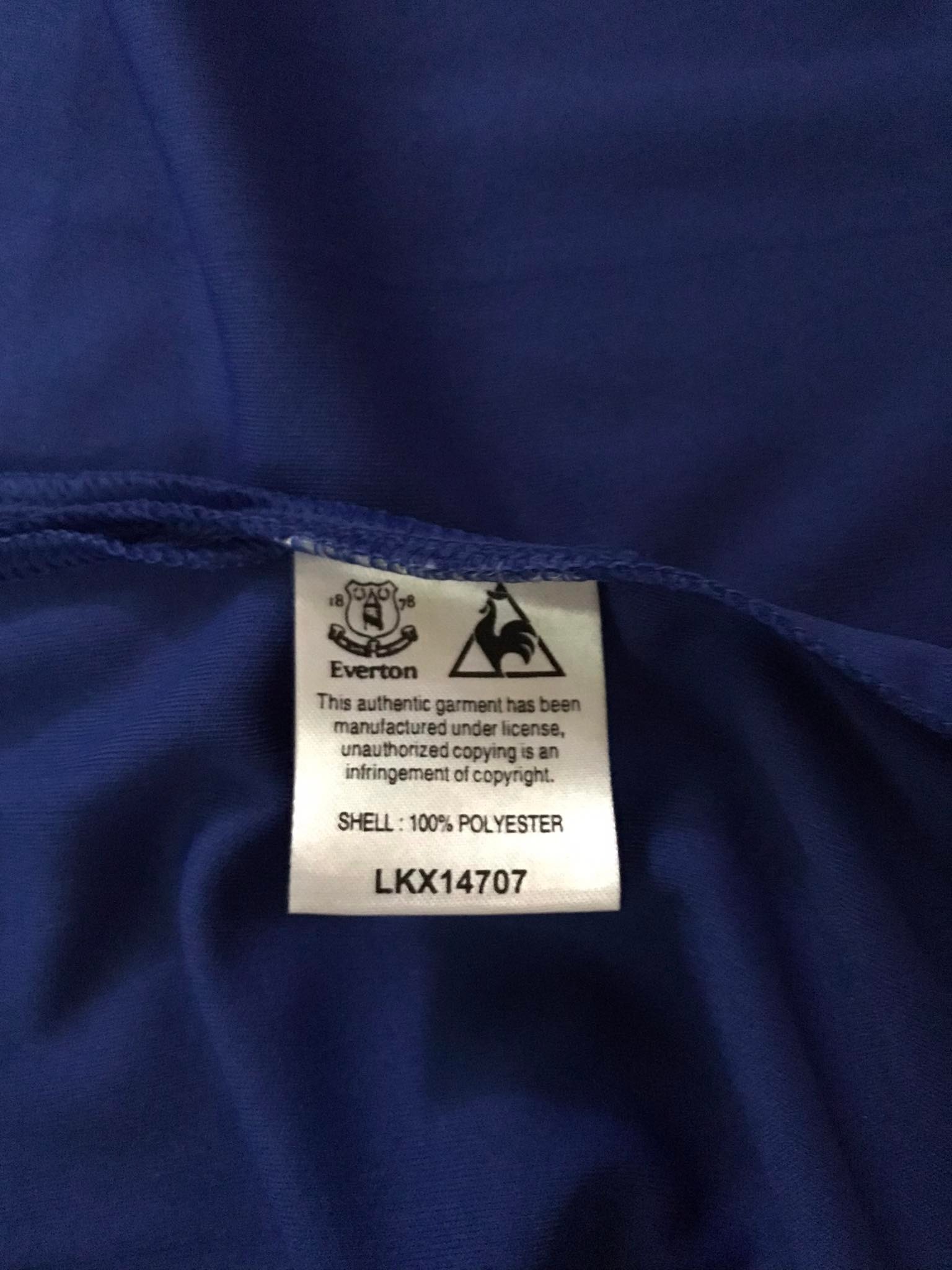เสื้อฟุตบอล #17 คาฮิลล์ ทีมสโมสรเอฟเวอร์ตัน ชุดเหย้า 2009/10 ใหม่ L-Size / #17 CAHILL EVERTON Football Shirt Home Kit 2009/10 Jersey NEW L-Size