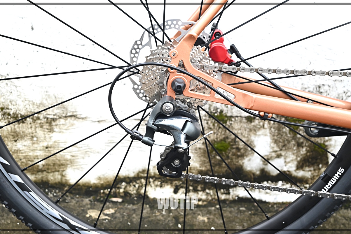 จักรยานเสือหมอบ DARKROCK WUTIP 700C Road bike Gravel bike, เฟรมโครโม่ เรโนล์ เกียร์ Tiagra 2*10 speeds