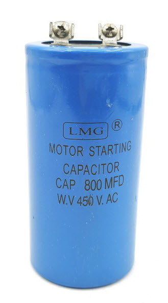 คาปาซิเตอร์ 800uf 450v.(กลม-น็อต) Start
