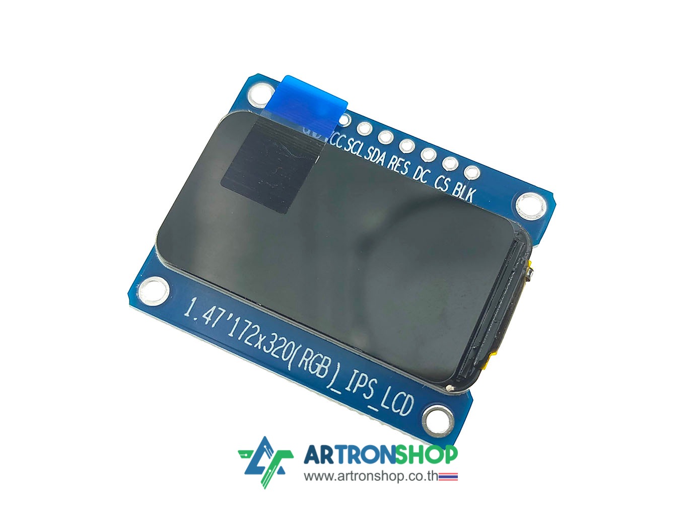 จอ TFT LCD 1.47 นิ้ว 172*320 ST7789 SPI