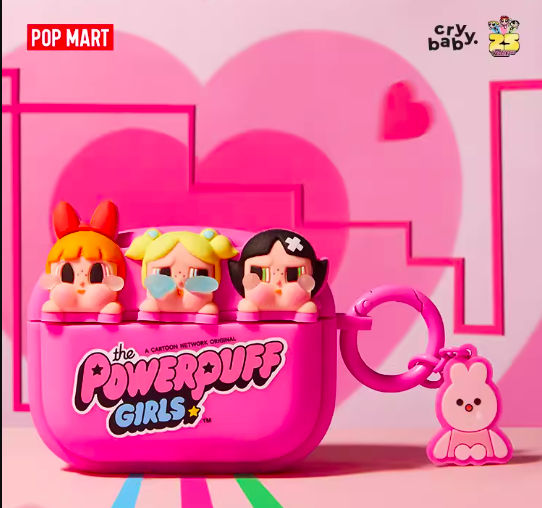 PRE. POPMART CRYBABY x เคสหูฟัง Powerpuff Girls Airpods Pro ของแท้