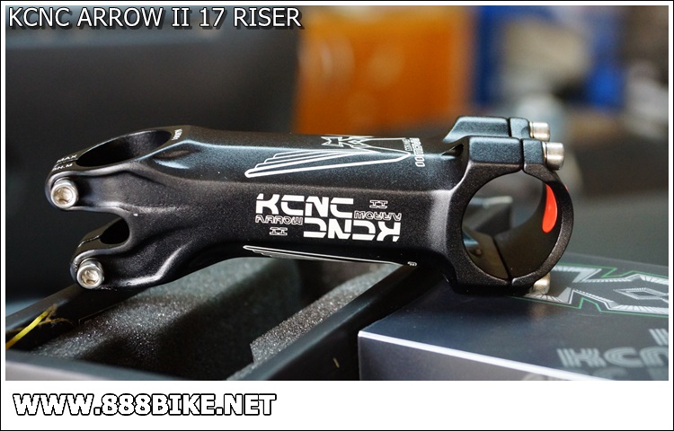 คอแฮนด์อัลลอยด์ KCNC ALLOW II 6061 AL, 110mm-130MM.. 17 Riser,Oversize