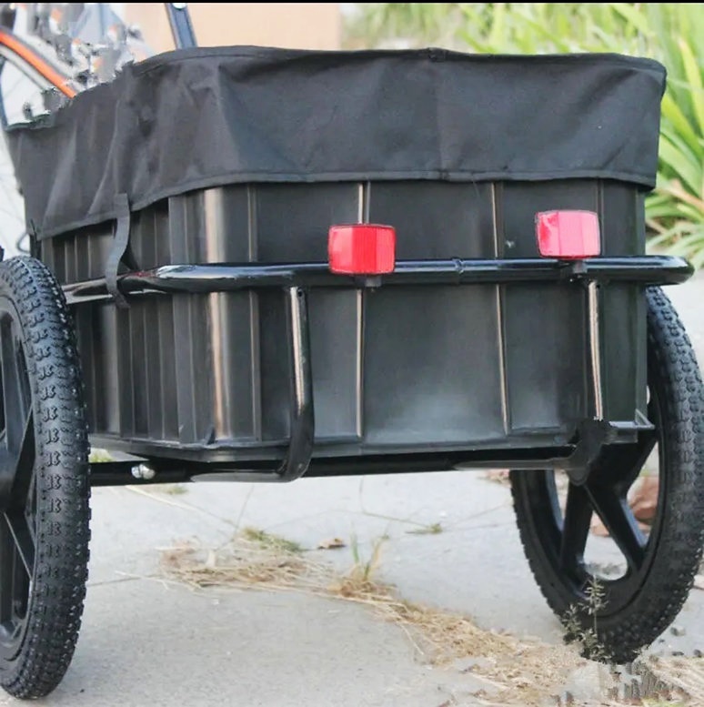 รถพ่วงจักรยาน Cargo Bike รถพ่วงต่อท้ายจักรยาน สำหรับขนสัมภาระ สัตว์เลี้ยง
