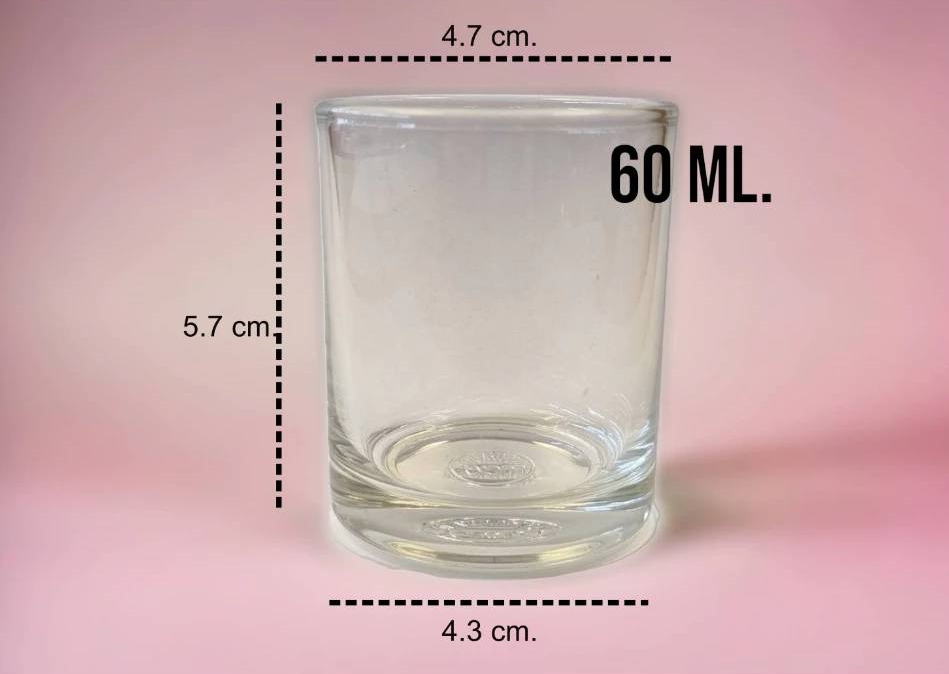 แก้วใส ขนาด 2.1 oz. (60 ml.)