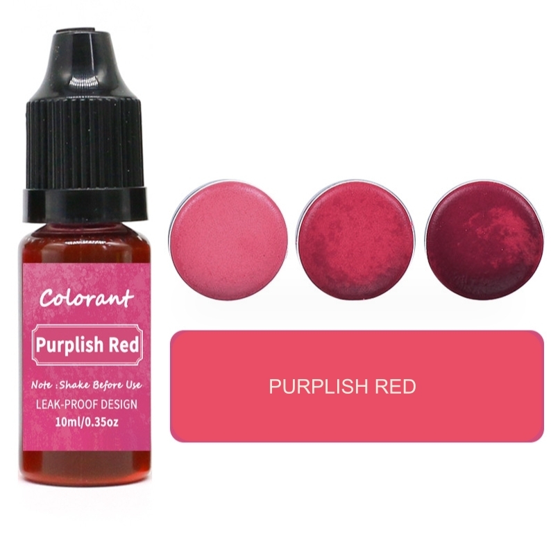 สีผสมเทียนน้ำ-PURPLISH RED