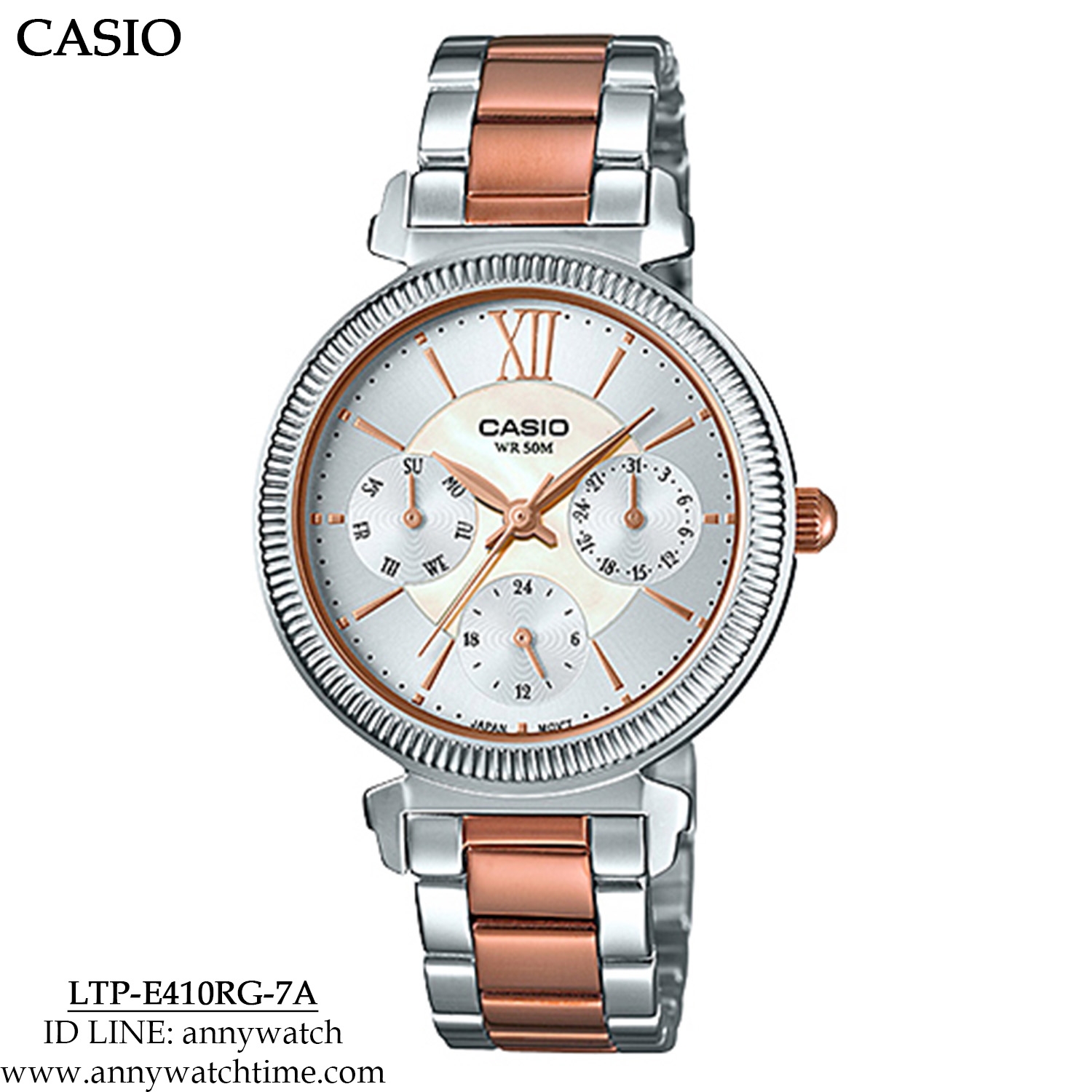 CASIO LTP-E410RG-7A