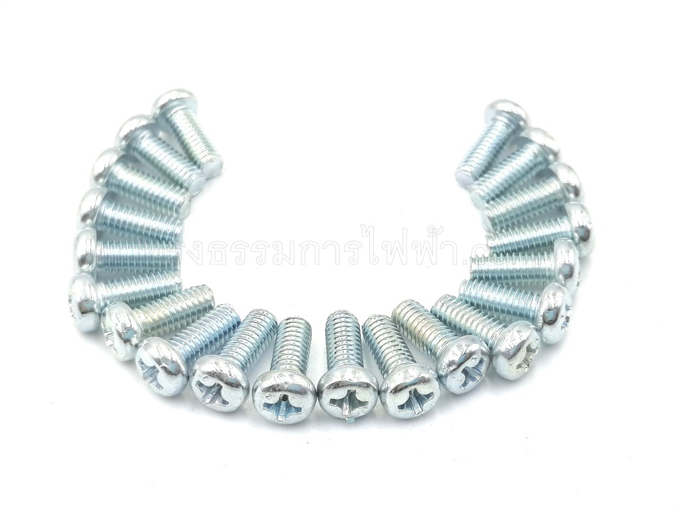 น็อต สำหรับล็อคฝาปิดกระโหลก, กระปุกเฟืองส่ายพัดลม (P)M4x10(10ตัว/ห่อ)