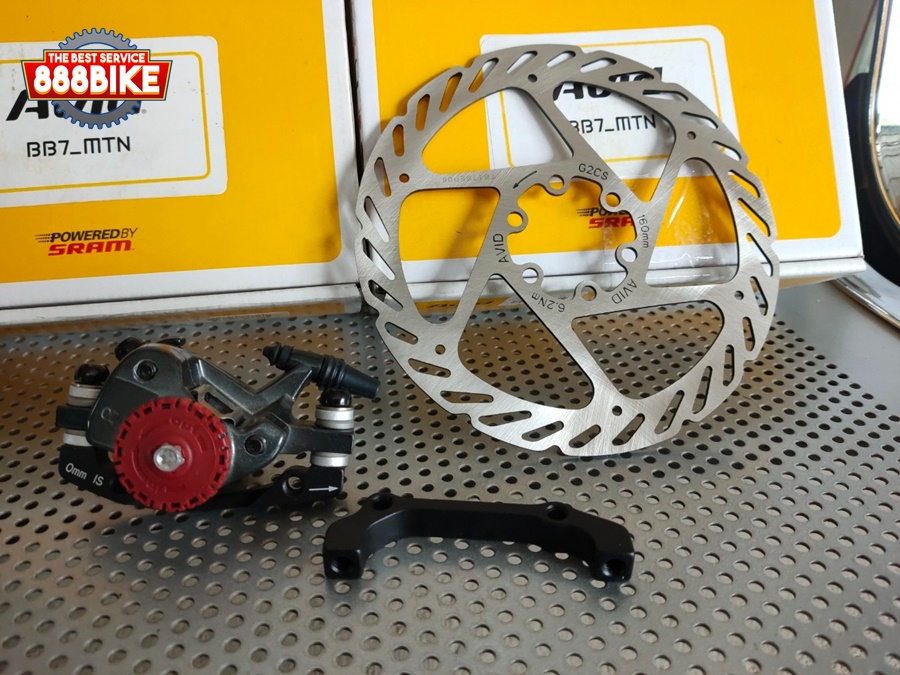 ชุดดิสเบรกสาย Avid BB7 MTB Mechanical Disc Brake ดิสค์เบรกเคเบิ้ล (ได้คาลิปเปอร์+ใบดิส) คู่ หน้าหลัง