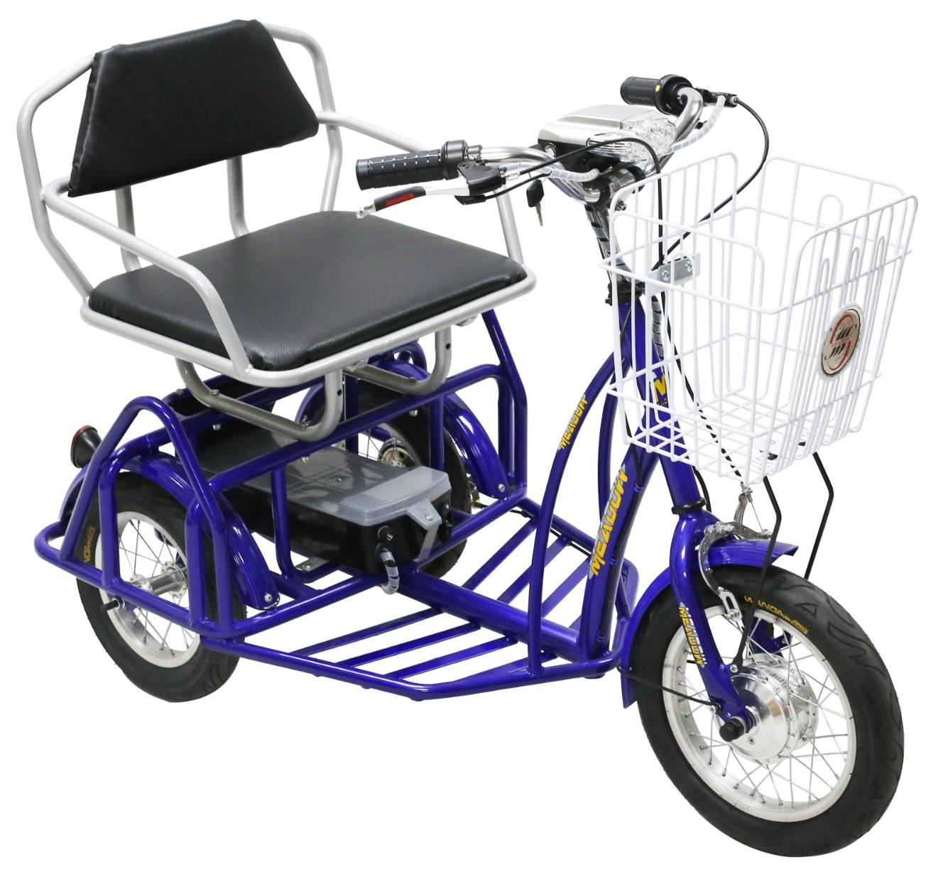 จักรยานสามล้อไฟฟ้าเมโดว์ MEADOW EPATROL 12 ขนาดล้อหน้า 16" +12นิ้ว ล้อหลัง (แบตเตอรี่ตะกั่วกรด VRLA 36V 7.8AH)