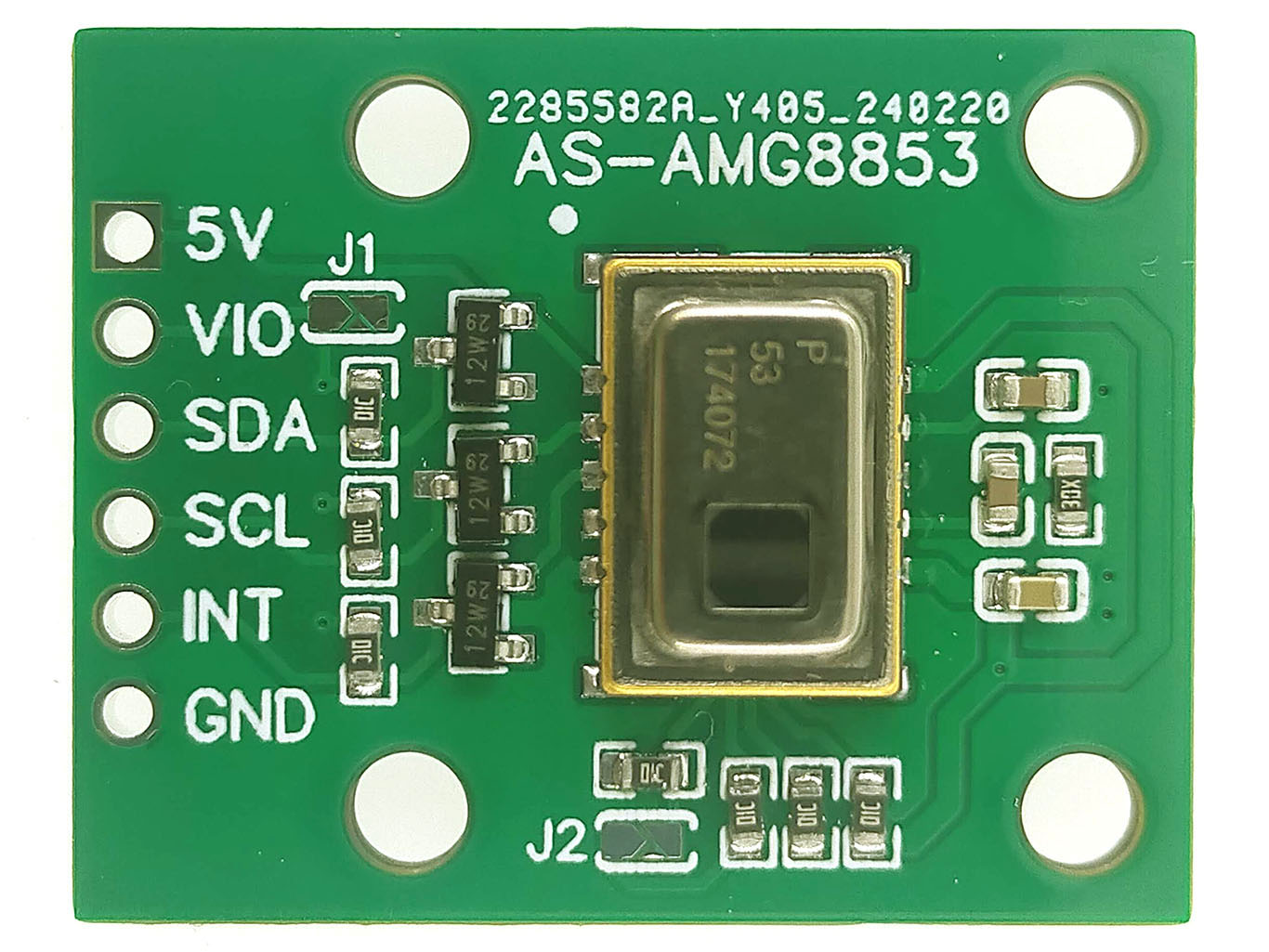 AS-AMG8853 โมดูลกล้องวัดอุณหภูมิ อินฟาเรด 8x8 พิกเซล