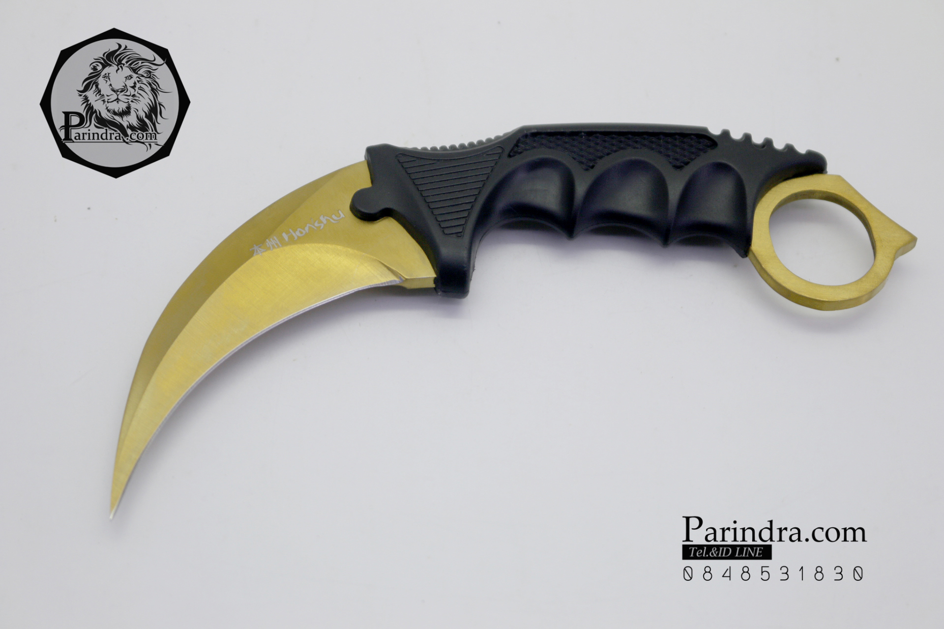 มีดคารัมบิต (Karambit) Honshu (OEM) ใบสีทอง คมกริบ