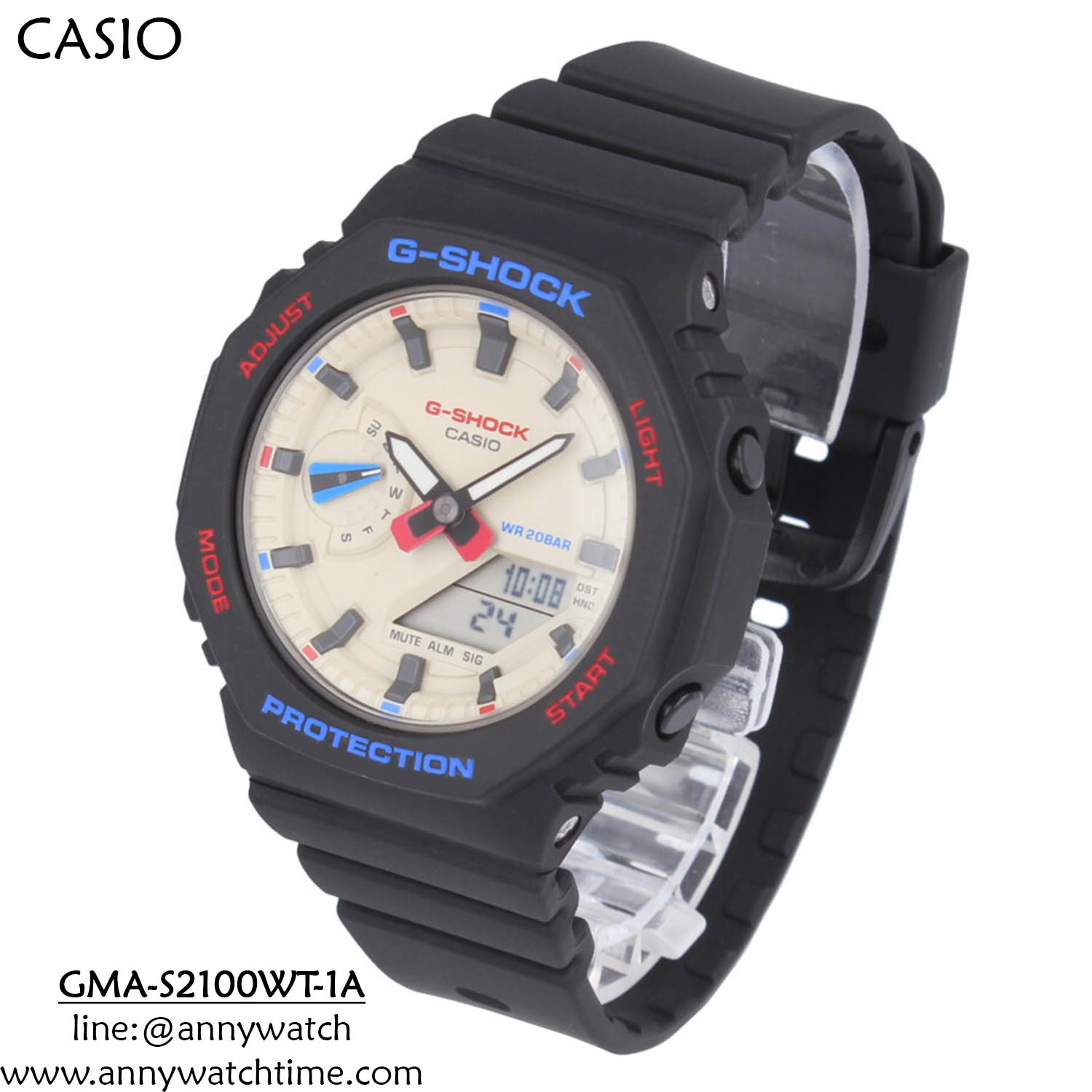 G-SHOCK GMA-S2100WT-1A - จำหน่ายนาฬิกาของแท้ 100% รับซ่อมนาฬิกา 