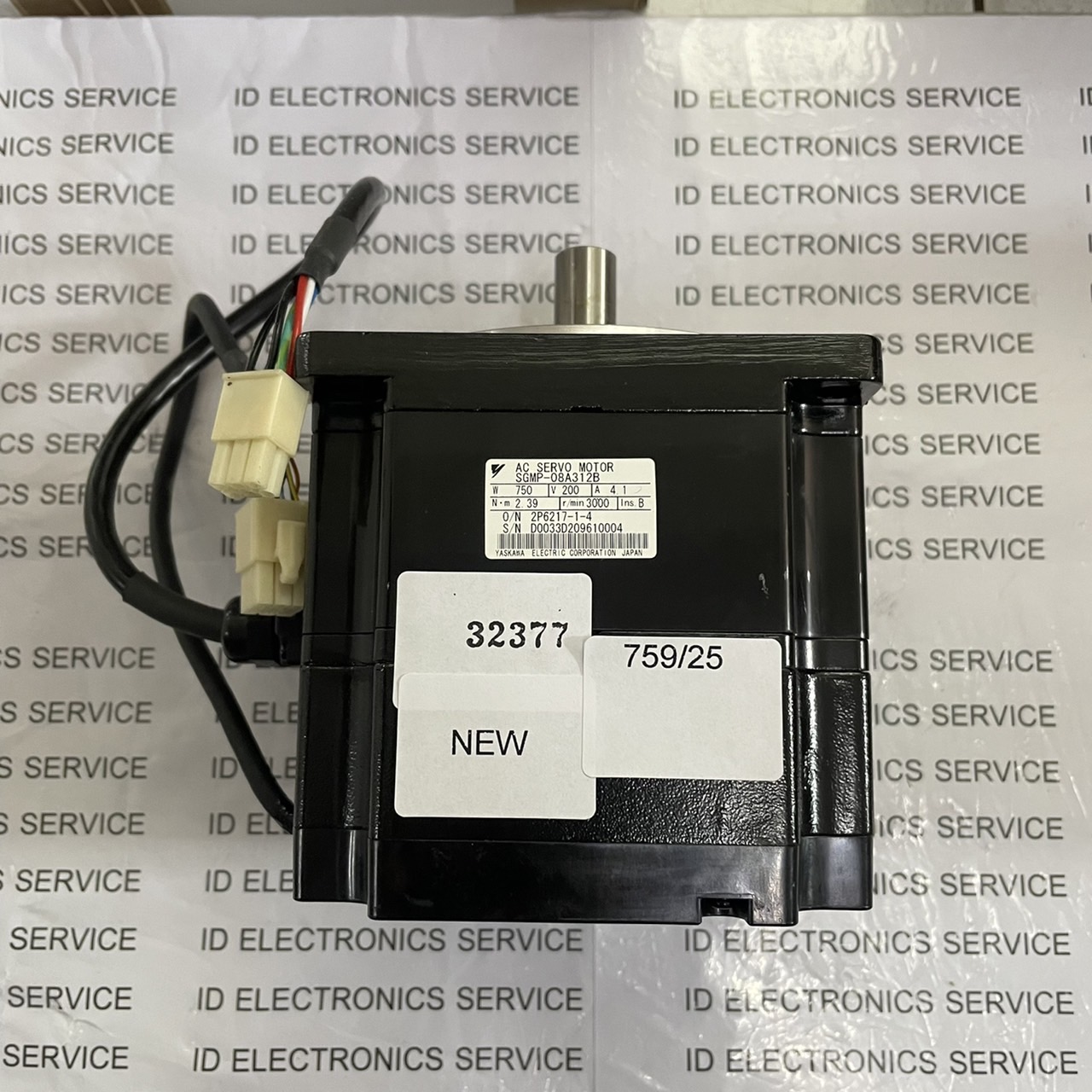 SGMP-08A312B SERVO MOTOR " YASKAWA "