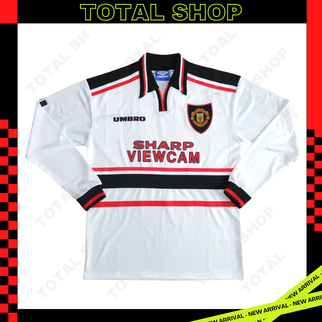 Manchester United 1998/1999 Vintage Jersey เสื้อแมนยูย้อนยุคแขนยาว Sharp Viewcam