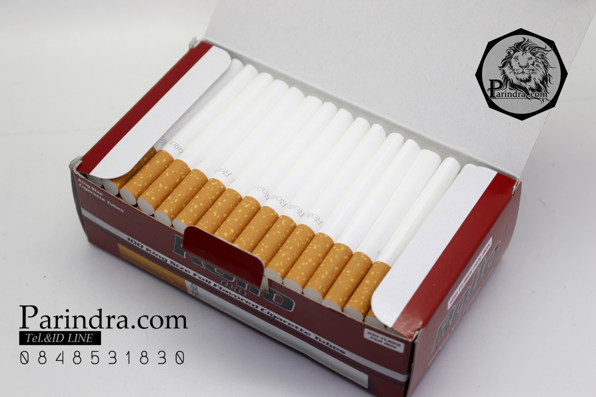 มวนเปล่า ROLLO Red ก้นแดง กล่องเล็ก