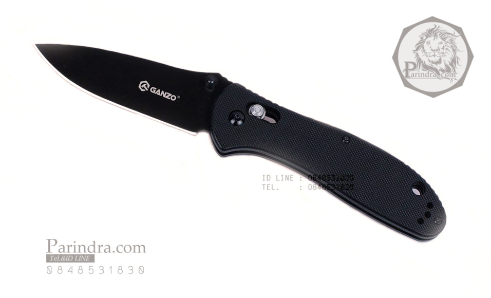 ขายมีดพับ Ganzo กานโซ่ รุ่น G7393-BK สีดำสนิท ของแท้ 100%