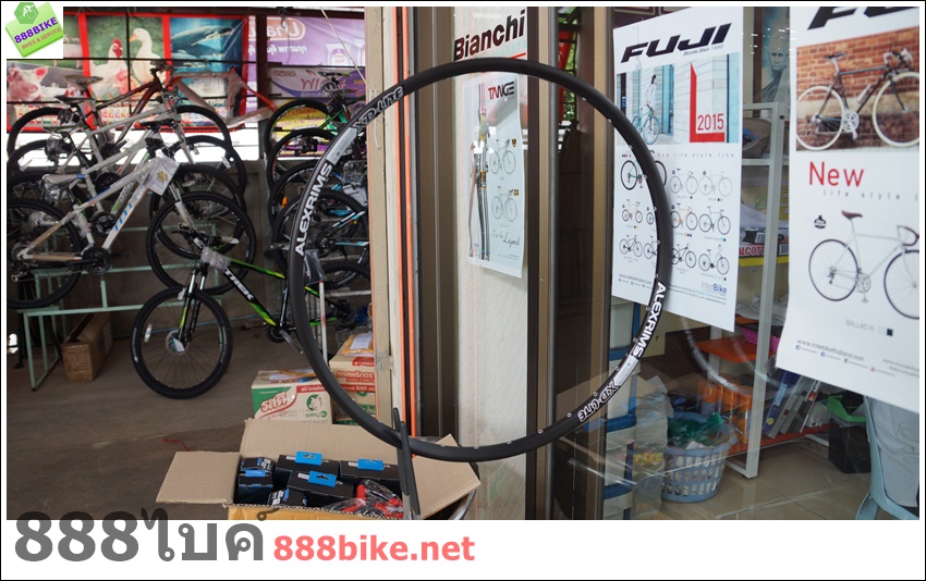“ALEX” ขอบล้อ 26” MTB รุ่นดิสเบลค XD LITE, 32H, สีดำ. (หน้า+หลัง)